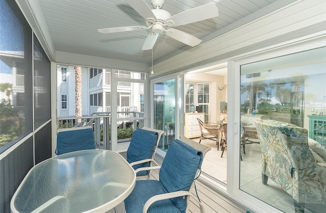 A comfortable porch in a 1 bedroom beach house on a private island near Sarasota.